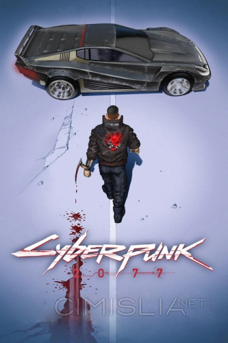 Cyberpunk 2077 - Poster Car [600×900 / PNG]