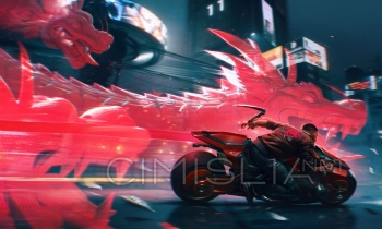 Cyberpunk 2077 4k Ultra HD Wallpaper Dragon [3840x2160 / PNG]