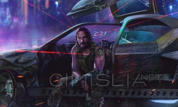 Keanu Reeves - Cyberpunk 2077 Ultra HD Wallpaper [3840x1738 / JPG]