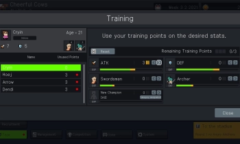 Teamfight Manager - Скриншот