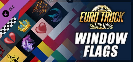 Euro Truck Simulator 2 - Window Flags (2016)