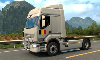 Euro Truck Simulator 2 - Belgian Paint Jobs Pack - Скриншот