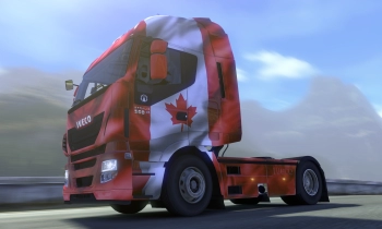Euro Truck Simulator 2 - Canadian Paint Jobs Pack - Скриншот