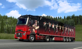 Euro Truck Simulator 2 - Christmas Paint Jobs Pack - Скриншот