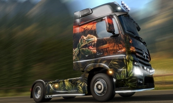 Euro Truck Simulator 2 - Prehistoric Paint Jobs Pack - Скриншот