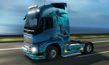 Euro Truck Simulator 2 - Prehistoric Paint Jobs Pack - Скриншот