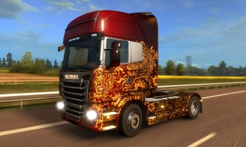 Euro Truck Simulator 2 - Russian Paint Jobs Pack - Скриншот