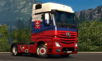 Euro Truck Simulator 2 - Slovak Paint Jobs Pack - Скриншот