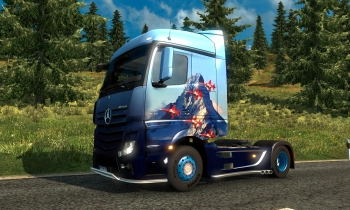 Euro Truck Simulator 2 - Swiss Paint Jobs Pack - Скриншот