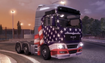 Euro Truck Simulator 2 - USA Paint Jobs Pack - Скриншот