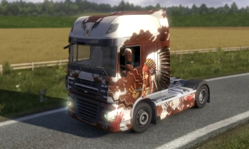 Euro Truck Simulator 2 - USA Paint Jobs Pack - Скриншот