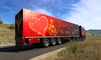 Euro Truck Simulator 2 - Valentine's Paint Jobs Pack - Скриншот