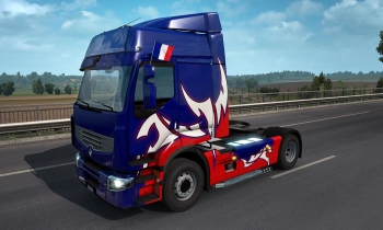 Euro Truck Simulator 2 - Window Flags - Скриншот