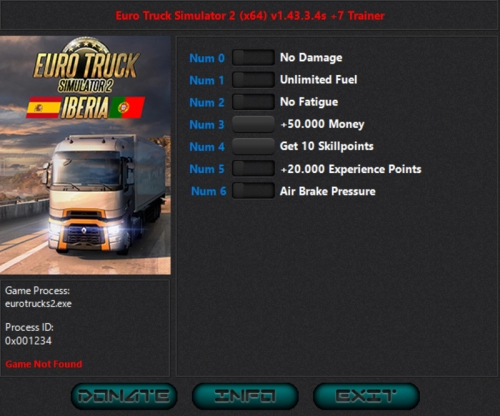 Euro Truck Simulator 2 "Трейнер +7" [1.49.2.15] {iNvIcTUs oRCuS / HoG}