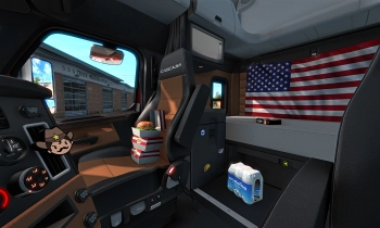 American Truck Simulator - Cabin Accessories - Скриншот