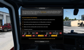 American Truck Simulator - Special Transport - Скриншот