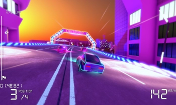 Electro Ride: The Neon Racing - Скриншот