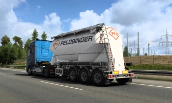 Euro Truck Simulator 2 - Feldbinder Trailer Pack - Скриншот