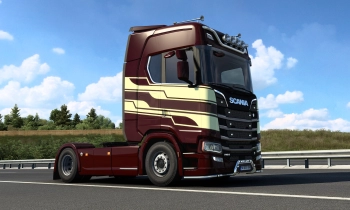 Euro Truck Simulator 2 - Modern Lines Paint Jobs Pack - Скриншот