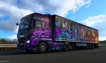 Euro Truck Simulator 2 - Street Art Paint Jobs Pack - Скриншот